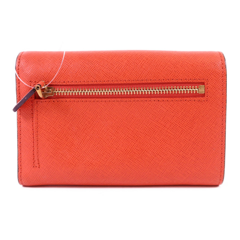 MCM 牛皮皮革Long Wallet金扣長錢包-1