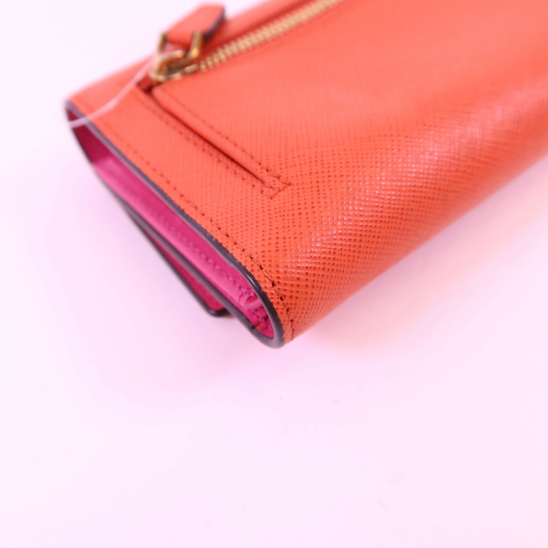 MCM 牛皮皮革Long Wallet金扣長錢包-13