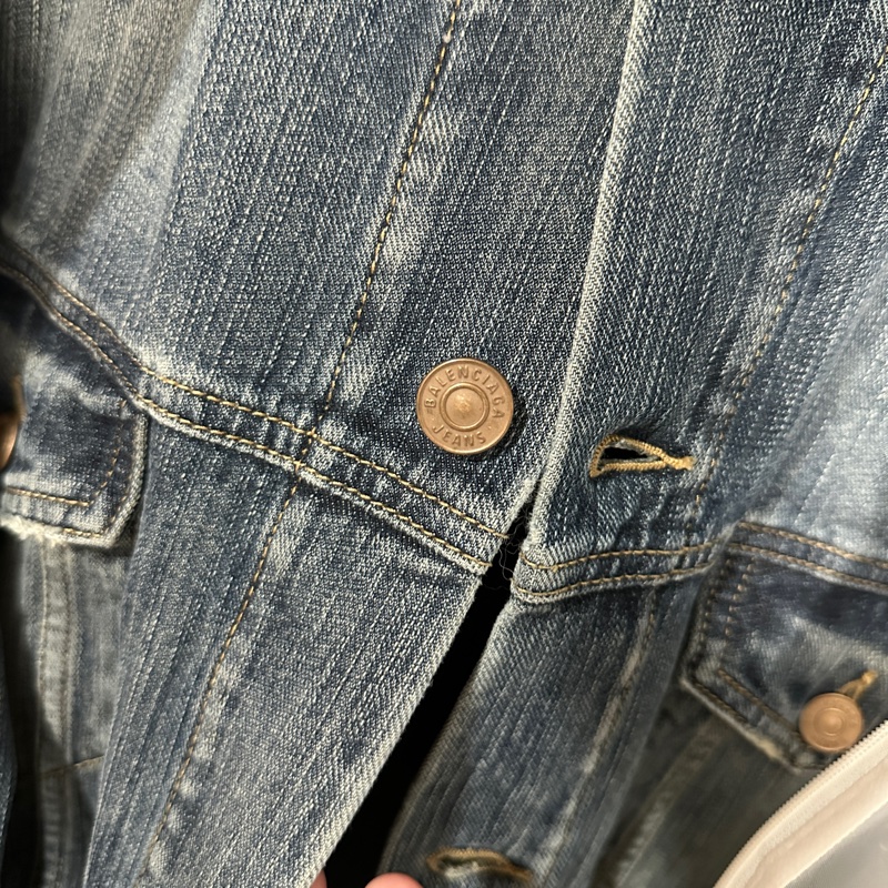 巴黎世家 BB 塗鴉 Balenciaga 牛仔外套 稀有款 外套-2