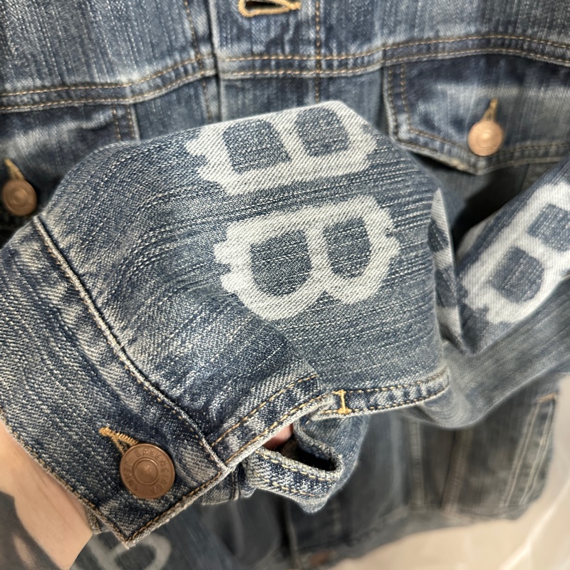 巴黎世家 BB 塗鴉 Balenciaga 牛仔外套 稀有款 外套-3