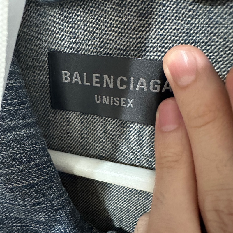 巴黎世家 BB 塗鴉 Balenciaga 牛仔外套 稀有款 外套-4