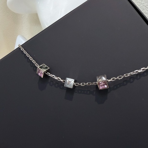 LV Gamble 四色水晶骰子項鍊 LN002