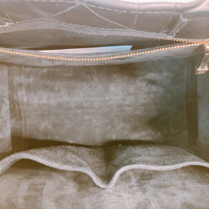 MS0546 Christian Dior 迪奧 托特包 大藤格紋 小號 牛皮 黑色 淡金扣 Book Tote Macrocannage Small Calfskin Black x LGHW-12