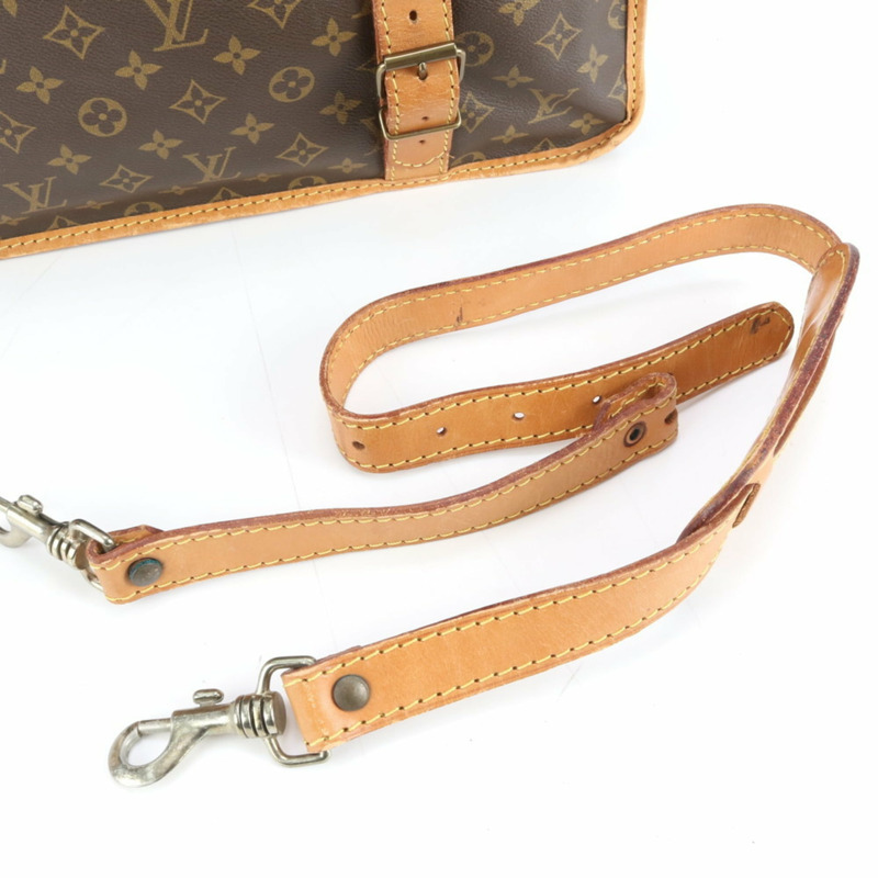 路易威登 Monogram Sac Kleber M58122 男士皮革波士頓包/手提包-2