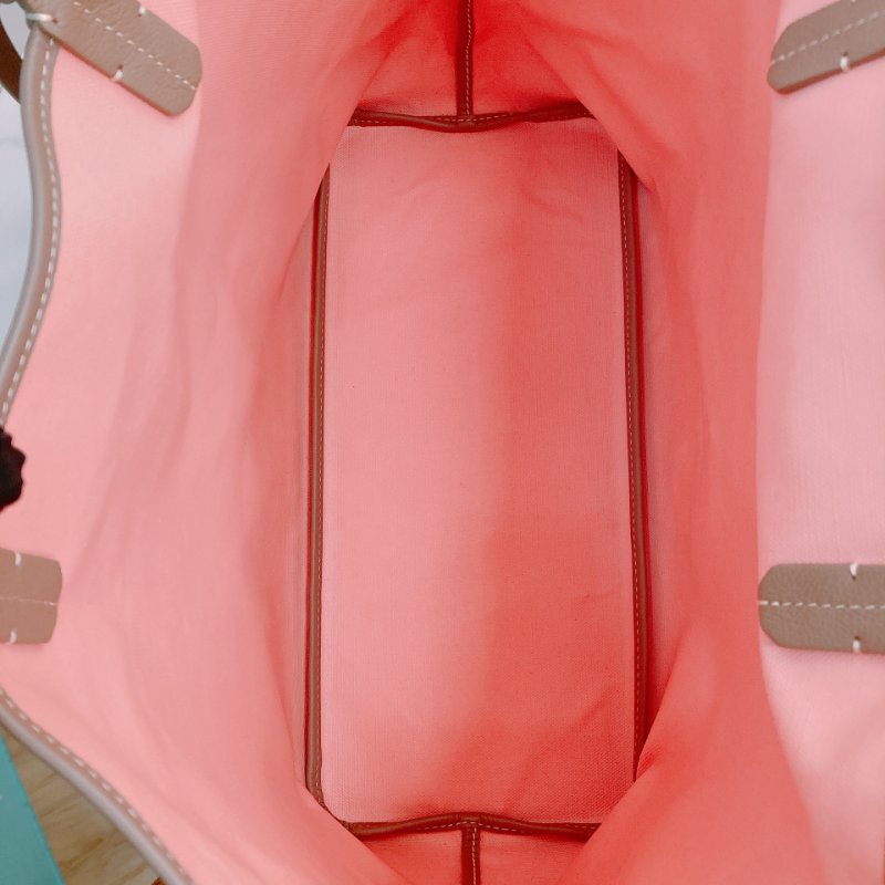 MS0556	Goyard 戈雅 限量 限定款 托特 淡灰 淡粉 帆布 跣水 Saint Louis Tote Pm Limited Canvas Powder Pink x PHW-12