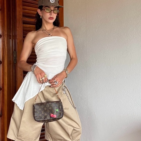 【95新 ✨ 全網最低價！】Louis Vuitton LV村上隆 櫻桃麻將包