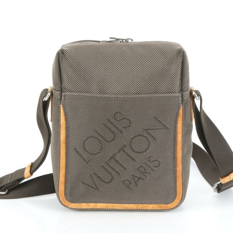 路易威登 Damier Geant Citadin M93040 皮革肩背包 斜背包 男士-2