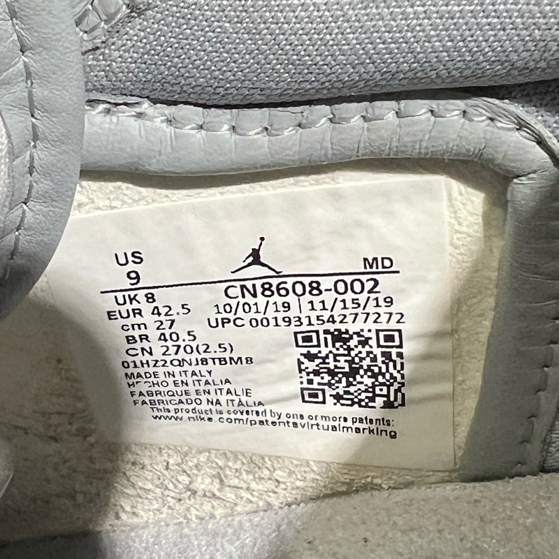 Dior x Aj1 低筒Us9-7