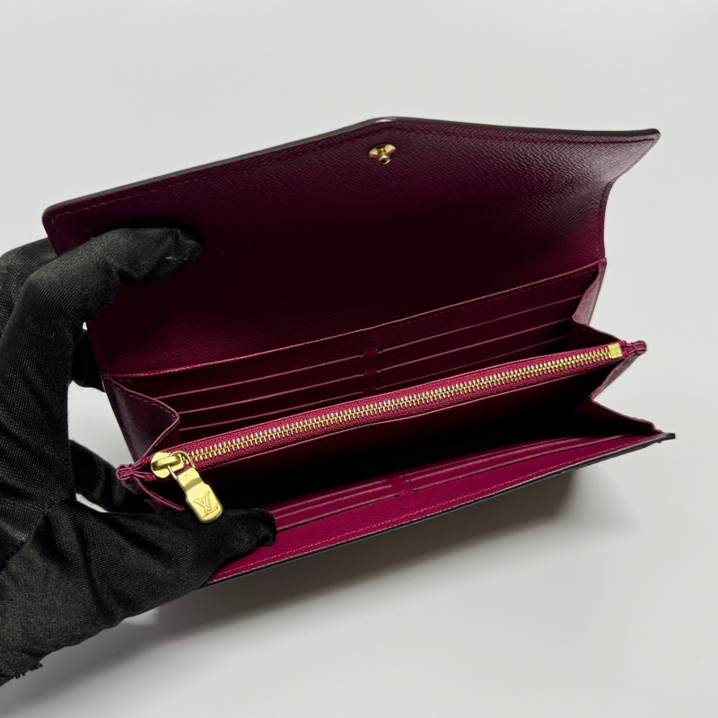 （極新全配🎁） LV M62234 Sarah 經典老花長夾 （專櫃25,300）-9