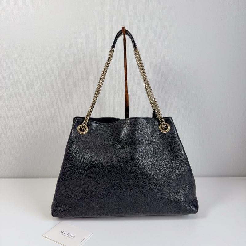 古馳/Gucci  流蘇托特黑色-3