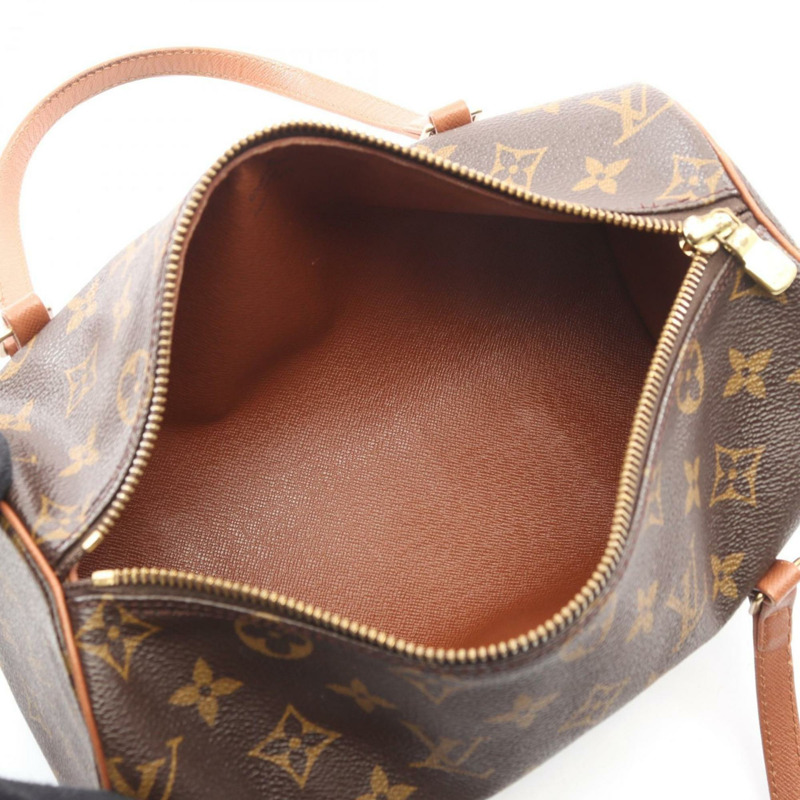 路易威登 Papillon 26 老手提包，塗層帆布和皮革，Monogram 圖案，女士，棕色，M51366-2