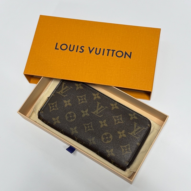 （極新全配🎁） LV M41896 經典老花 拉鍊長夾 （專櫃29,900）-4