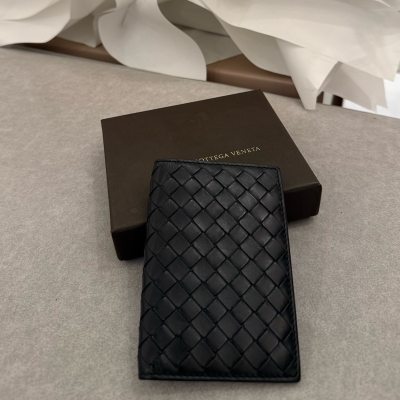 bottega veneta寶緹嘉bv編織對開卡夾-0