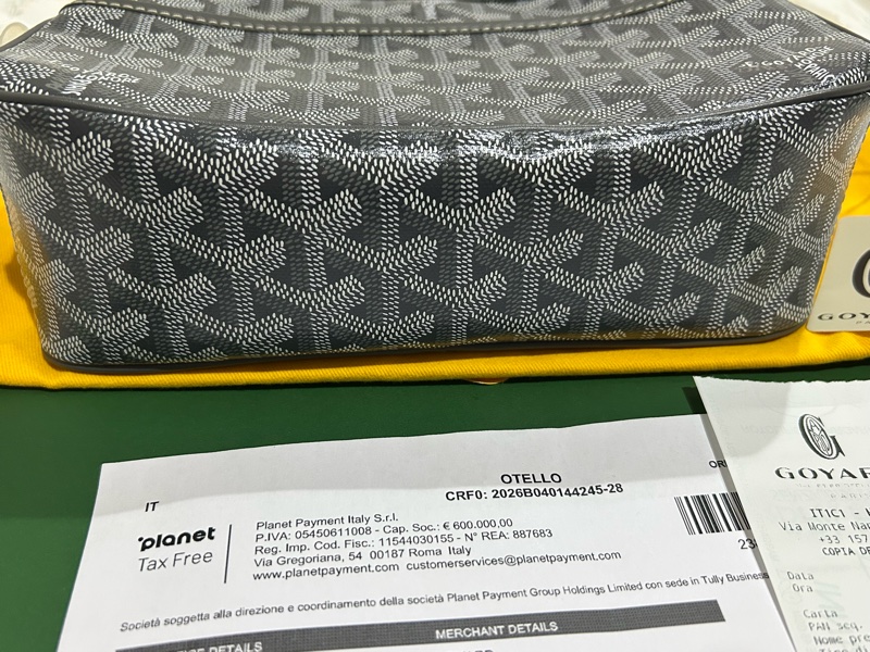 全新灰色GOYARD CAP-VERT相機包-3