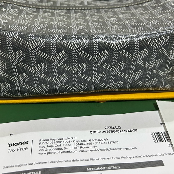 全新灰色GOYARD CAP-VERT相機包-7