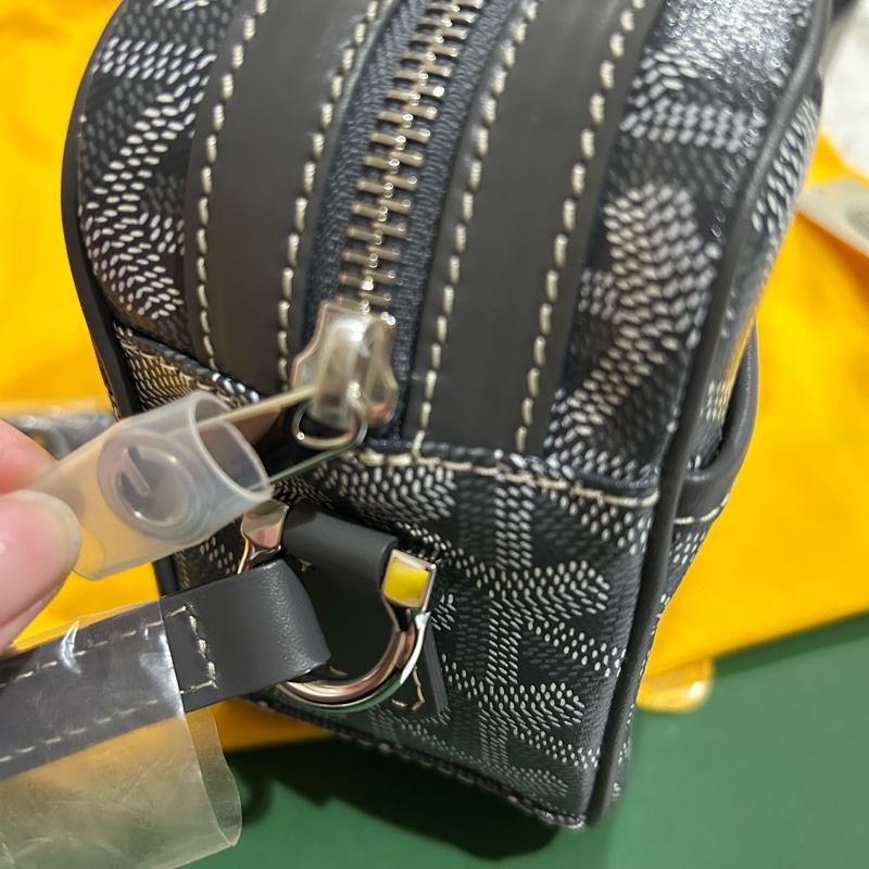全新灰色GOYARD CAP-VERT相機包-9