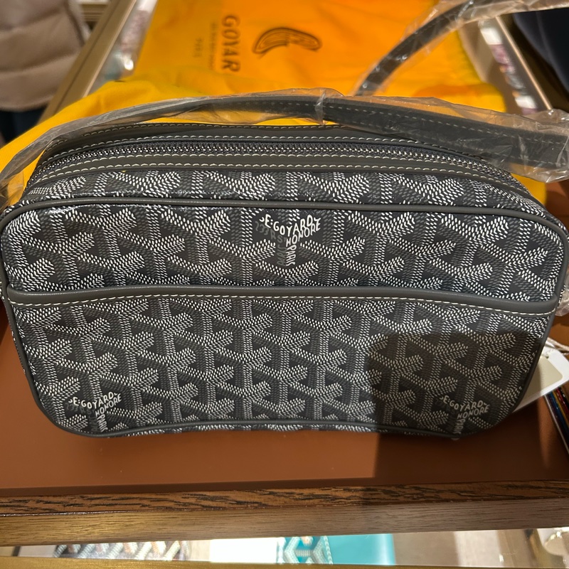 全新灰色GOYARD CAP-VERT相機包-1