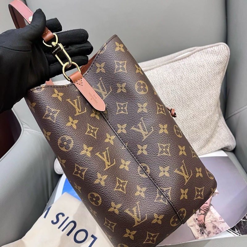 LV老花焦糖桶noe水桶單肩包-2