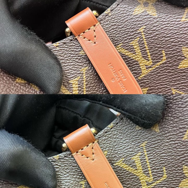 LV老花焦糖桶noe水桶單肩包-8