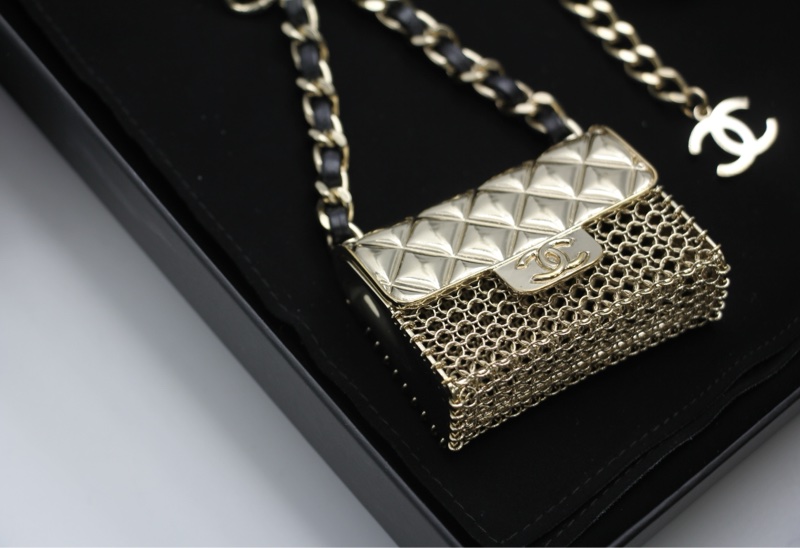 Chanel B21S 金屬手袋皮穿鏈腰鏈85cm-2