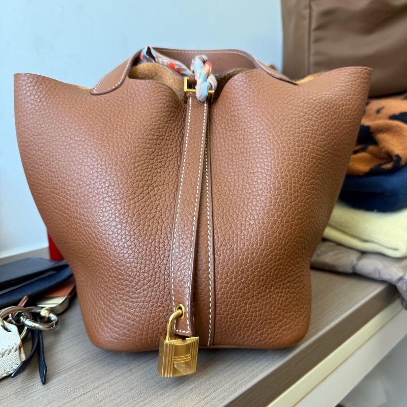 Hermes Picotin 18金棕金 U-5