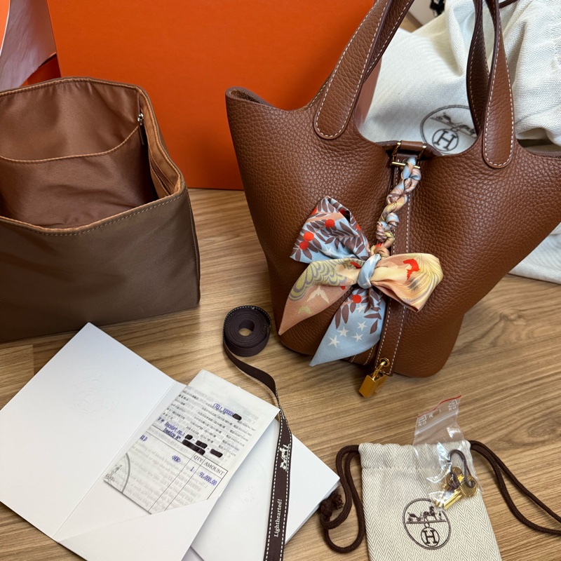 Hermes Picotin 18金棕金 U-24