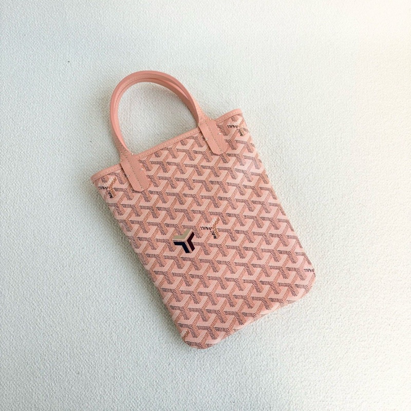 Goyard粉色poitiers mini托特包17*24 98新配件塵袋-3