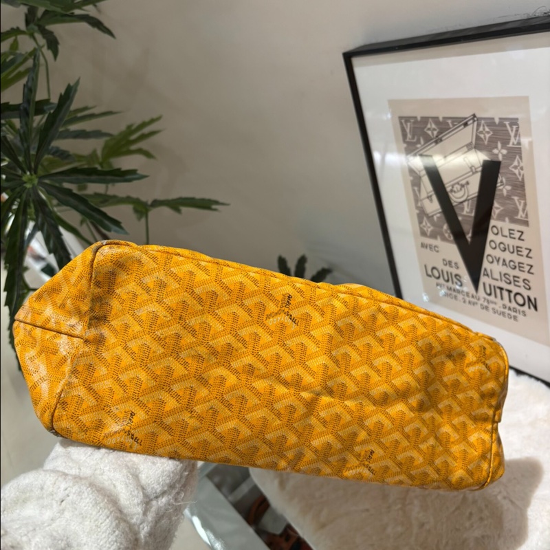 【85%✨性價比極高✨全網最便宜】Goyard黃色老花Tote托特包小號 PM-4