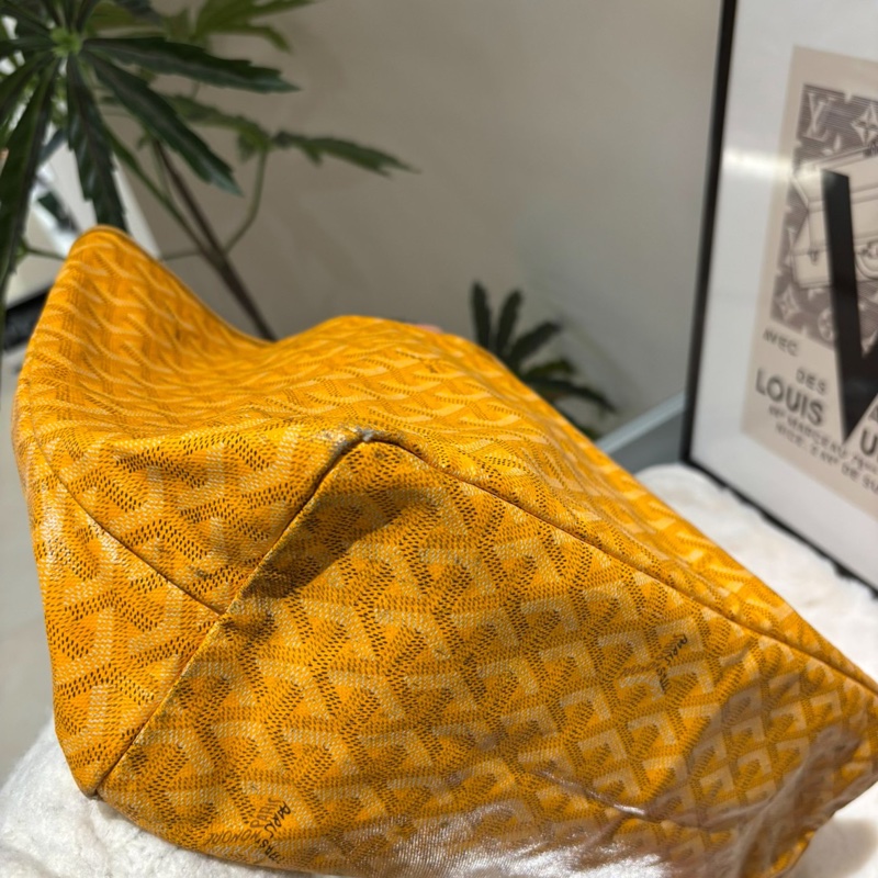 【85%✨性價比極高✨全網最便宜】Goyard黃色老花Tote托特包小號 PM-7