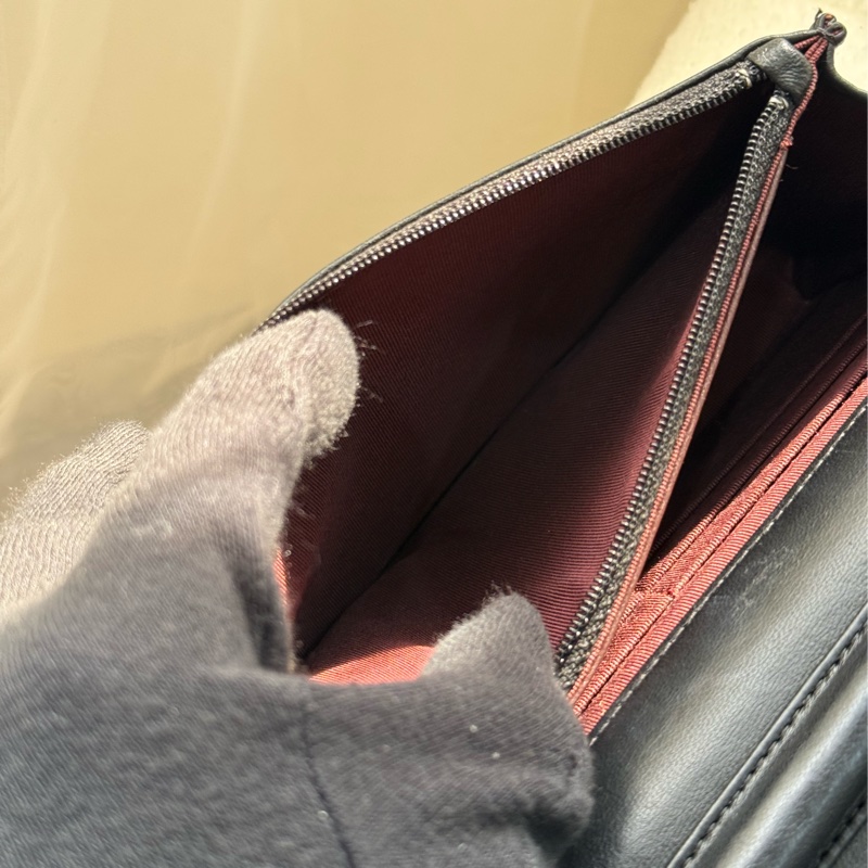 （香港購證🇭🇰）Chanel Woc 黑銀羊皮-15