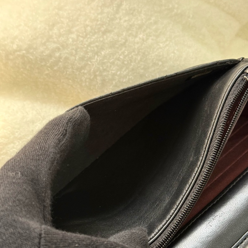 （香港購證🇭🇰）Chanel Woc 黑銀羊皮-16