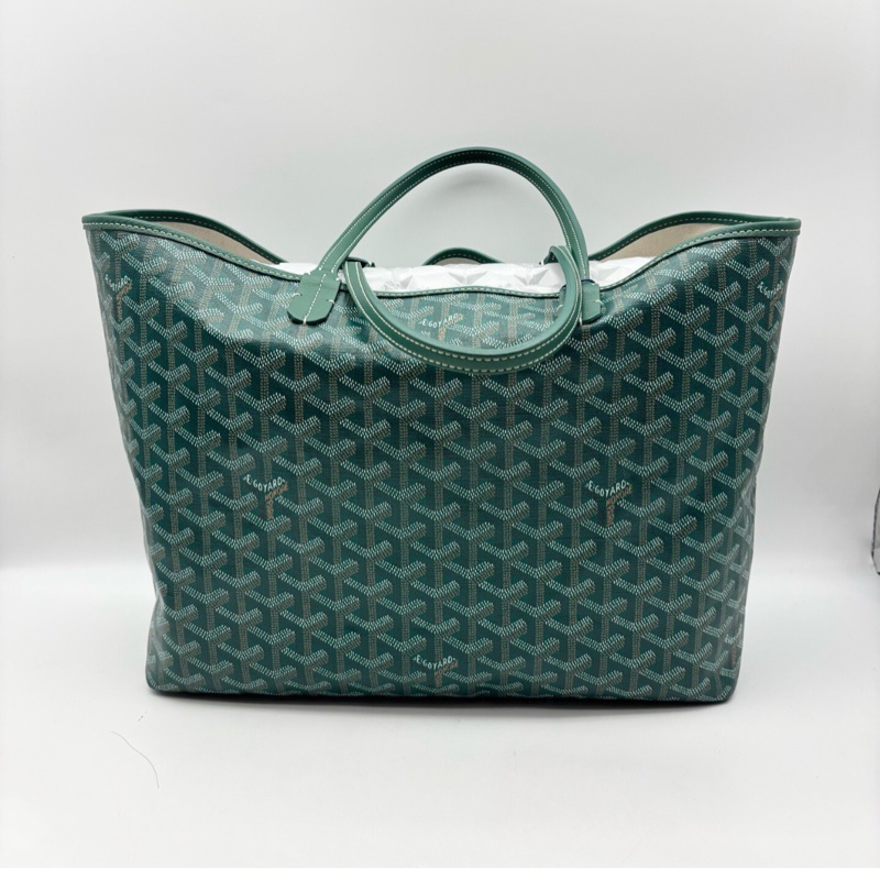 【96%新✨經典保值❗️🈹秒殺價優惠】GOYARD Saint Louis Y字老花滿印 托特包 小號 綠色-2