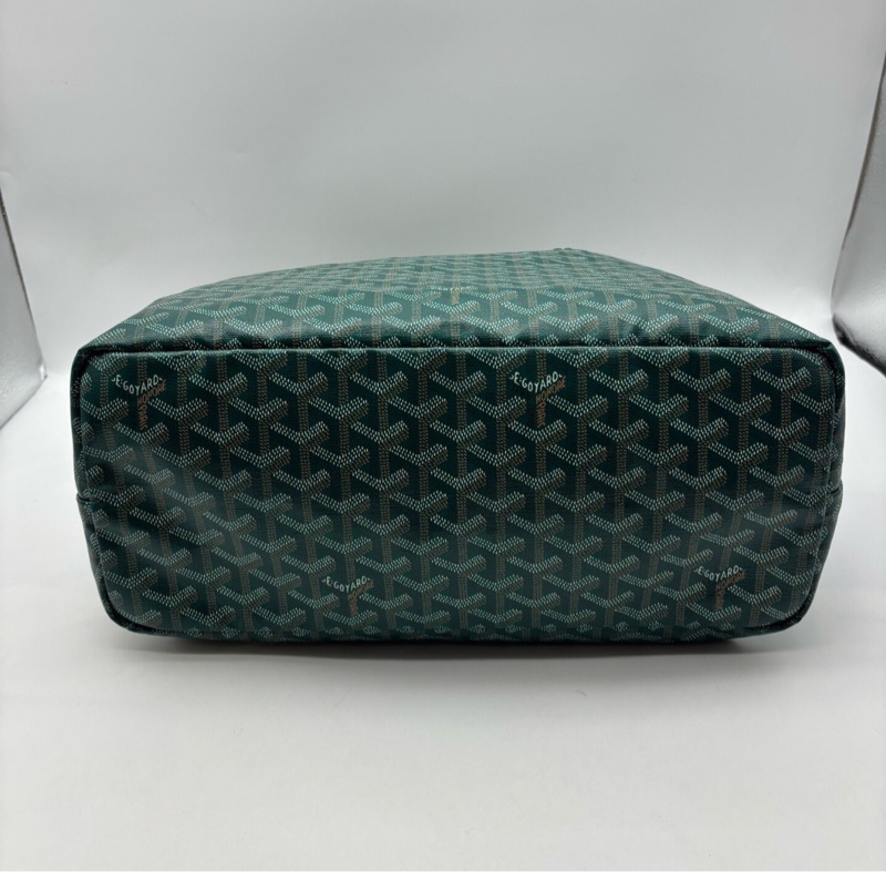 【96%新✨經典保值❗️🈹秒殺價優惠】GOYARD Saint Louis Y字老花滿印 托特包 小號 綠色-5