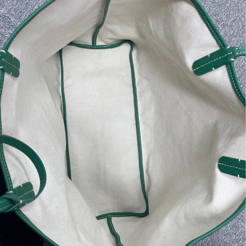 【96%新✨經典保值❗️🈹秒殺價優惠】GOYARD Saint Louis Y字老花滿印 托特包 小號 綠色-6