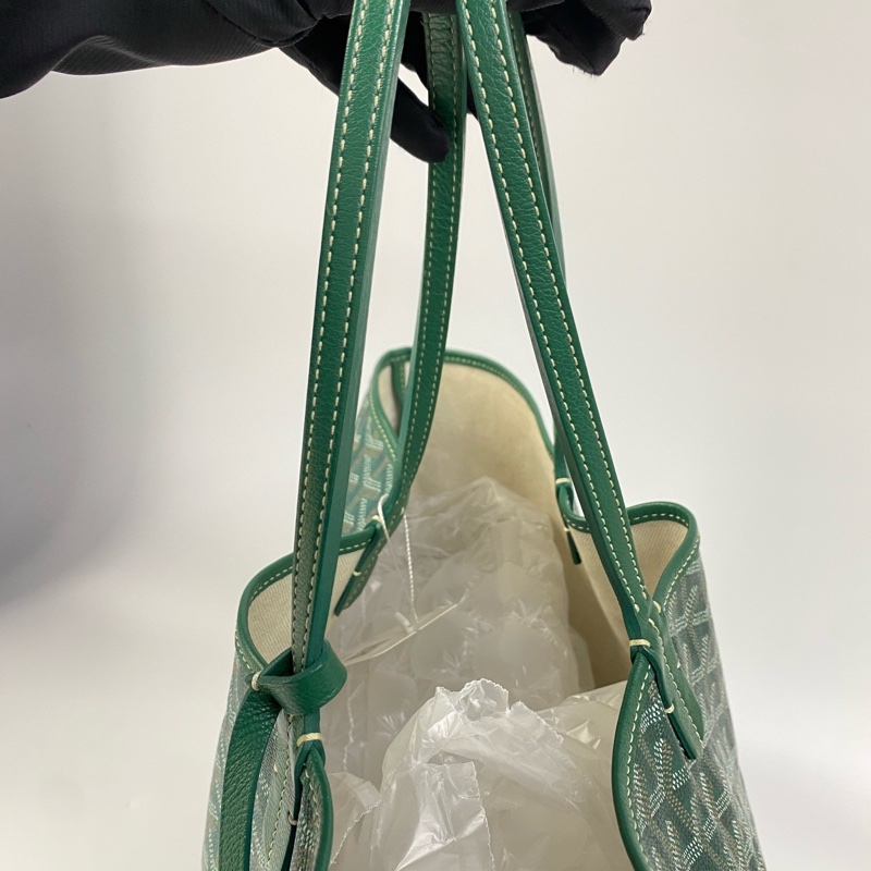 【96%新✨經典保值❗️🈹秒殺價優惠】GOYARD Saint Louis Y字老花滿印 托特包 小號 綠色-13