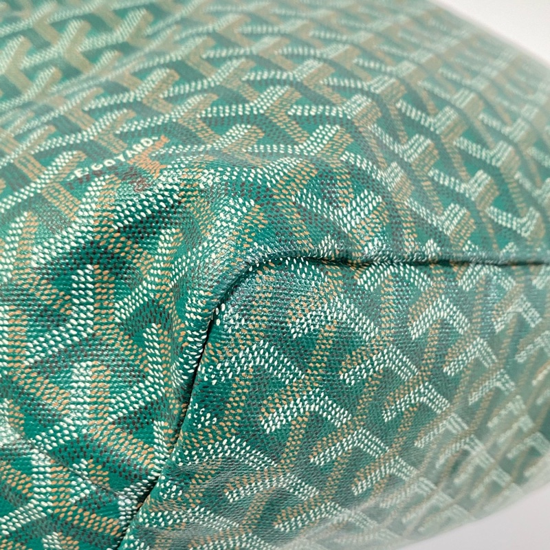 【96%新✨經典保值❗️🈹秒殺價優惠】GOYARD Saint Louis Y字老花滿印 托特包 小號 綠色-19