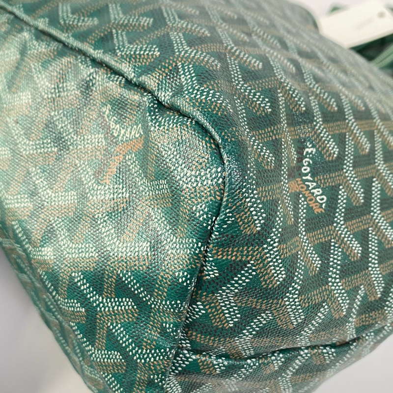 【96%新✨經典保值❗️🈹秒殺價優惠】GOYARD Saint Louis Y字老花滿印 托特包 小號 綠色-22