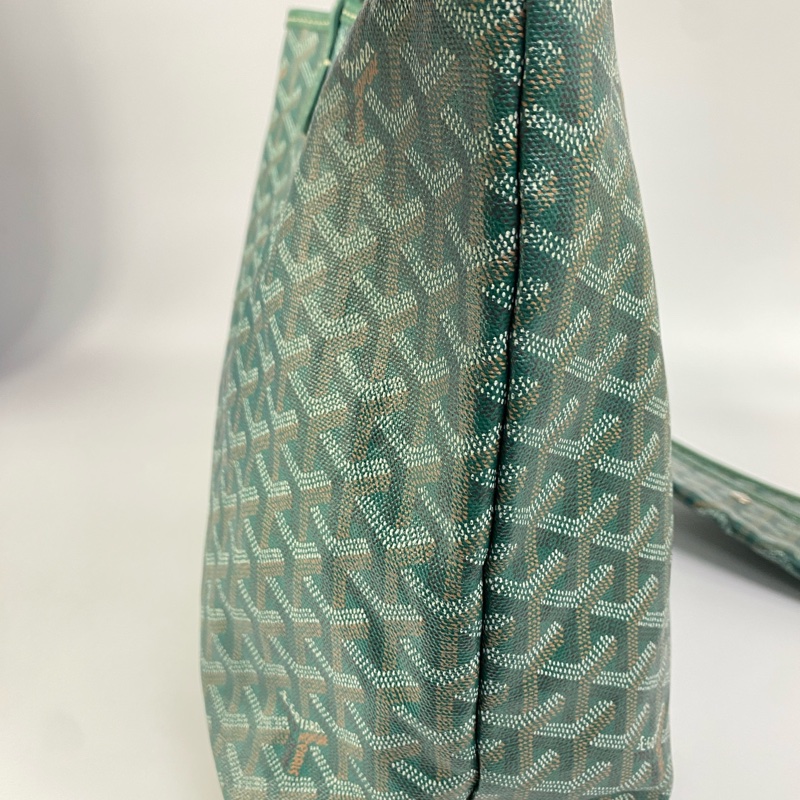 【96%新✨經典保值❗️🈹秒殺價優惠】GOYARD Saint Louis Y字老花滿印 托特包 小號 綠色-23