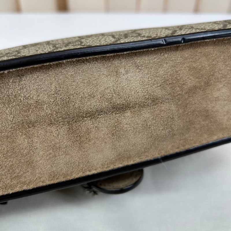 古馳Gucci酒神小號包  經典老花圖案 鏈條設計 適合日常搭配 時尚百搭-12