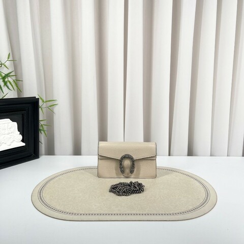 GUCCI古馳 Dionysus 虎頭扣鏈式肩帶 皮革 斜挎單肩包 女款 精緻高級 質感滿滿