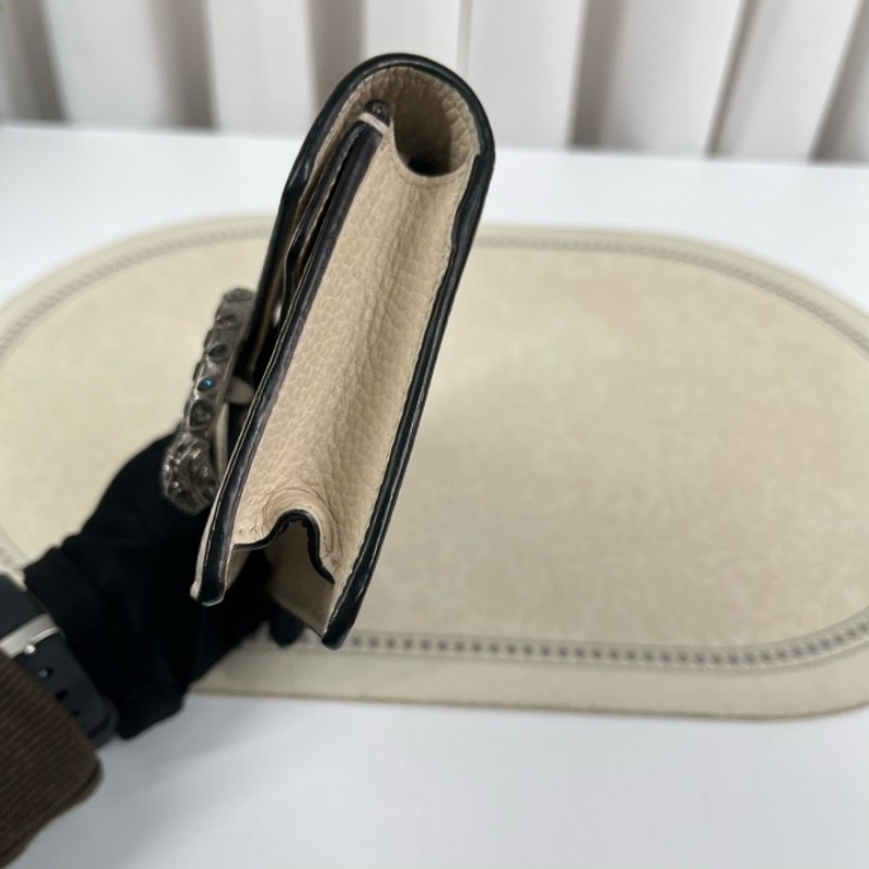 GUCCI古馳 Dionysus 虎頭扣鏈式肩帶 皮革 斜挎單肩包 女款 精緻高級 質感滿滿-11