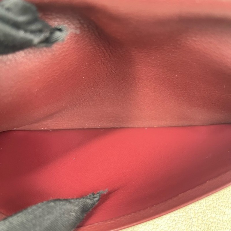 LV路易威登 長款酒紅色對折錢包 內裡卡位多 容量大 有刻字 適合日常使用-18