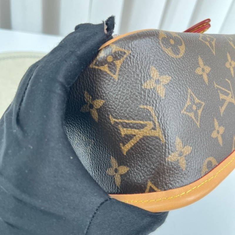 sz jzg LV路易威登 26年1月票 芯片款 Diane PM 經典老花搭配帆布塗層法棍包 手提斜挎單肩腋下都可-13