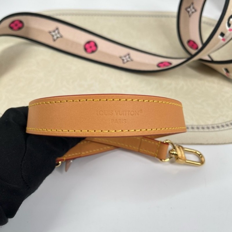 sz jzg LV路易威登 26年1月票 芯片款 Diane PM 經典老花搭配帆布塗層法棍包 手提斜挎單肩腋下都可-20