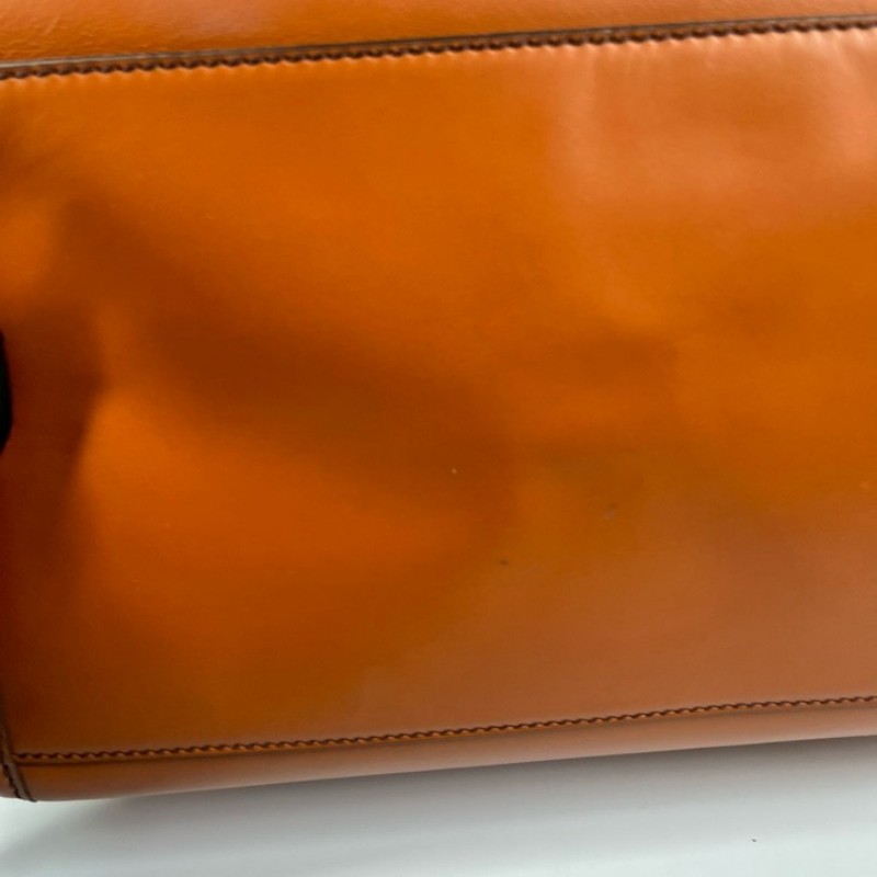 FENDI芬迪 焦糖色sunshine全皮手提托特包 容量超級大 日常出行都適合-9