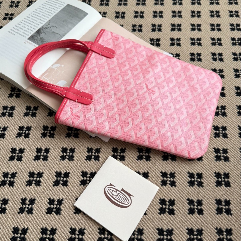 【全新✨少女心爆棚💅🏻稀有色🩷】Goyard tote mini 樱花粉 托特包 限定版-8