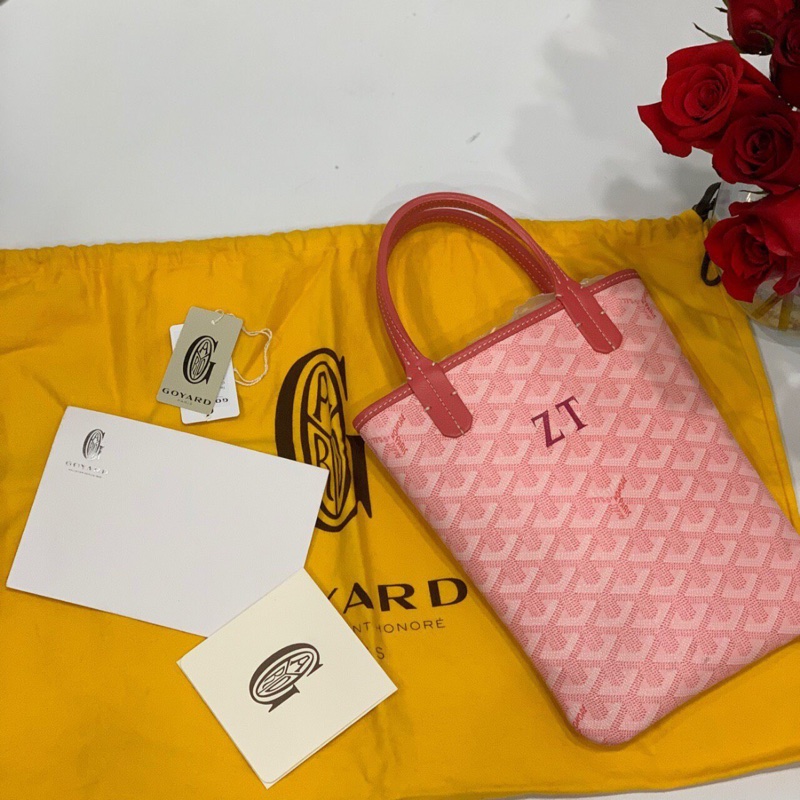 【全新✨少女心爆棚💅🏻稀有色🩷】Goyard tote mini 樱花粉 托特包 限定版-9