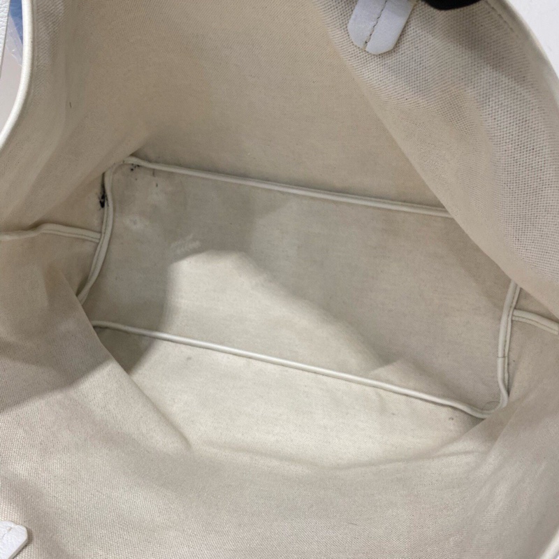 【法鬥聯盟舉手🤚🏻❤️限量稀有✨愛他就背他上身】Goyard限量款法鬥中號購物袋 白色｜子母包｜托特包｜手提包-6