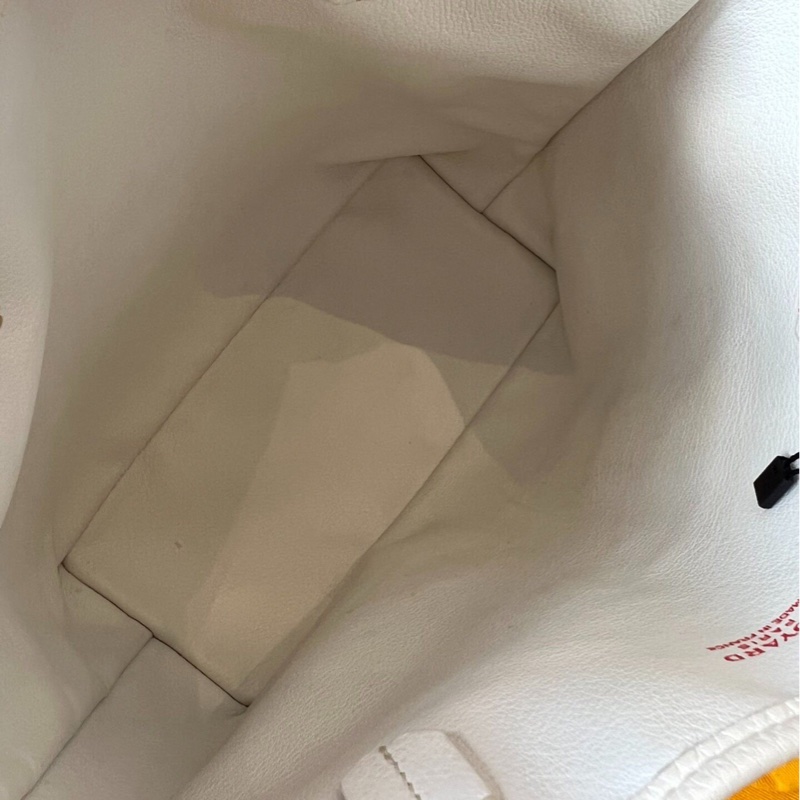 【法鬥聯盟舉手🤚🏻❤️限量稀有✨愛他就背他上身】Goyard限量款法鬥迷你購物袋 白色｜子母包｜托特包｜手提包-6