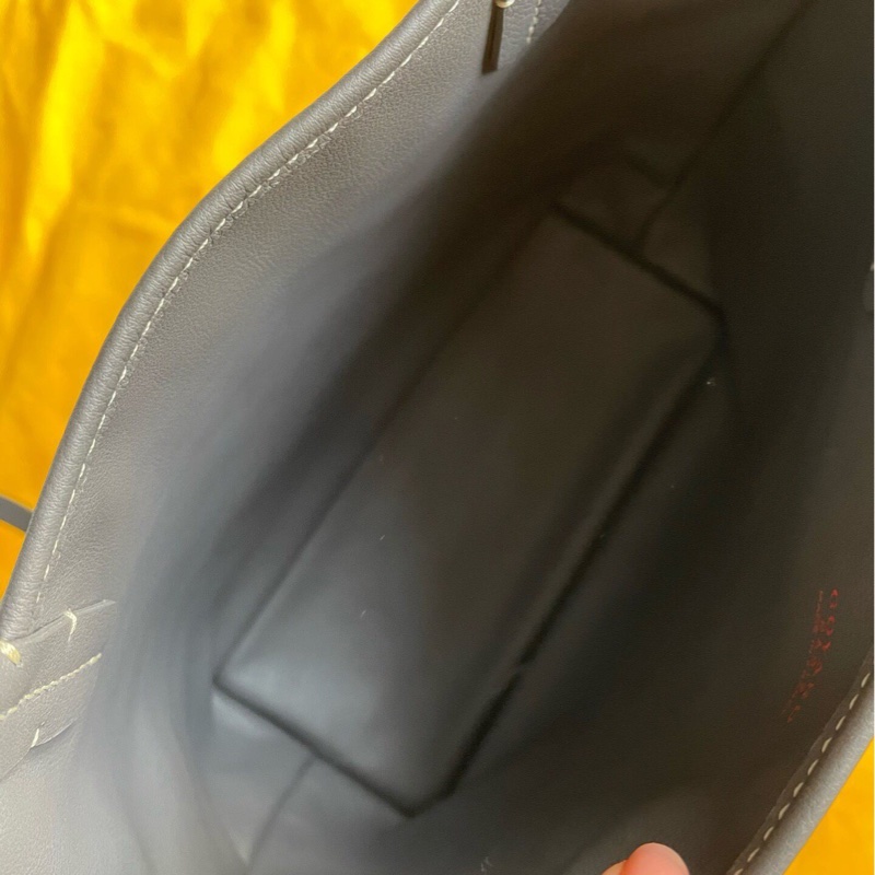 【法鬥聯盟舉手🤚🏻❤️限量稀有✨愛他就背他上身】Goyard限量款法鬥迷你購物袋 灰色｜子母包｜托特包｜手提包-5